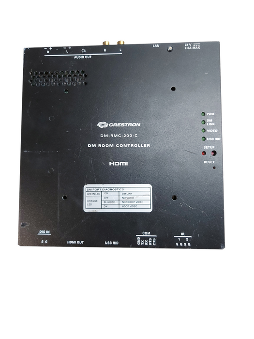 Lot 2x Crestron DM-RMC-200-C DM Room Controller