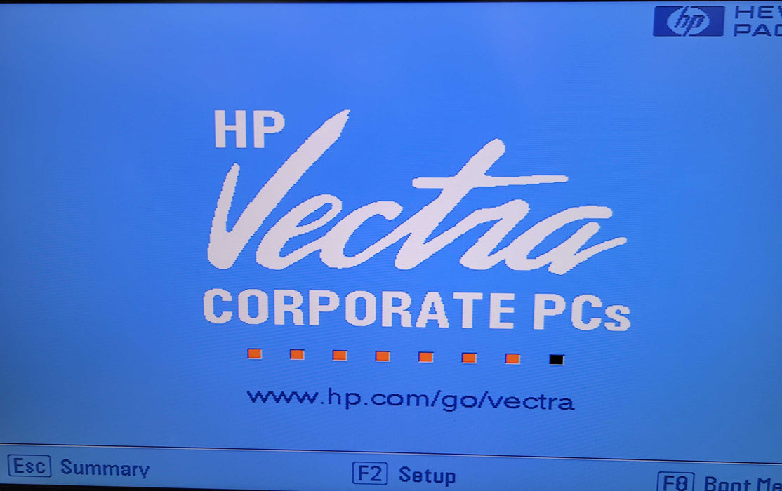 Vintage HP Vectra VLi8 MT - Intel Pentium III 550MHz 128MB SX PCI Host R 2.3 %