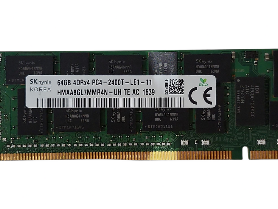 SK Hynix 64GB PC4-2400T-L 4DRx4 DDR4-2400 ECC Server Memory HMAA8GL7MMR4N Q