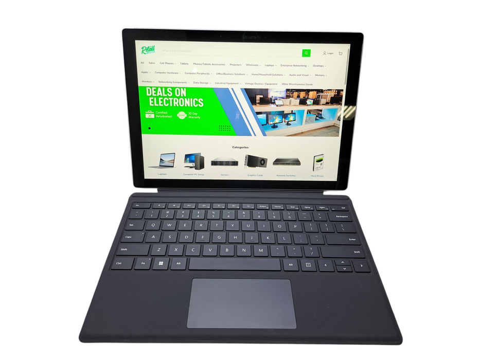 Microsoft Surface Pro 7+ | Intel Core i7-1165G7, 16GB DDR4, 256GB SSD w/ KB ) Lap200