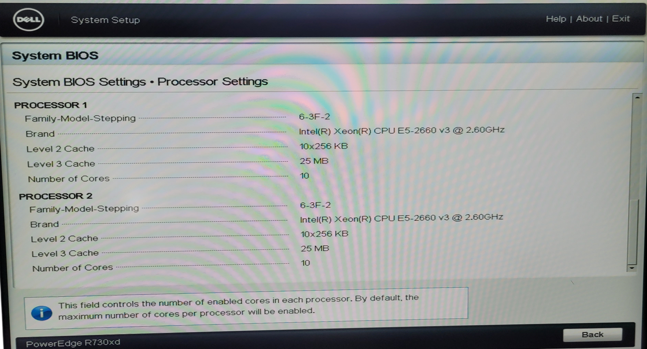 Dell PowerEdge R730xd |2x Xeon E5-2660 V3 @2.60GHz 16GB DDR4 PERC H730Mini