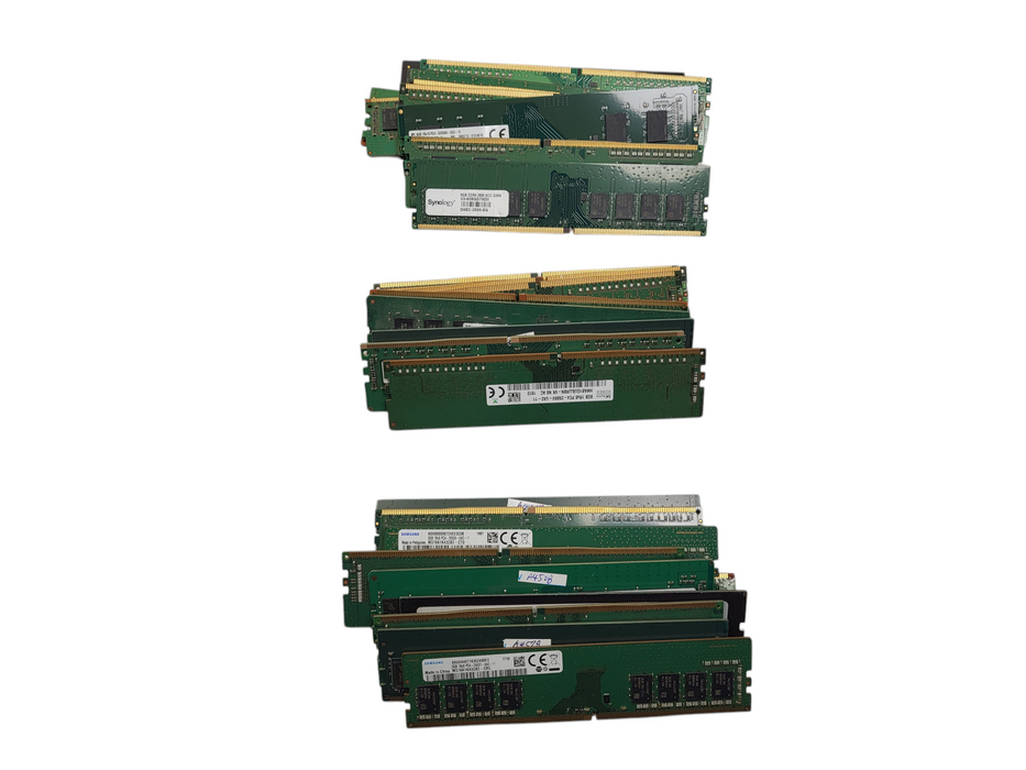 Lot of 25x Various brands 8GB PC4 Desktop RAM $