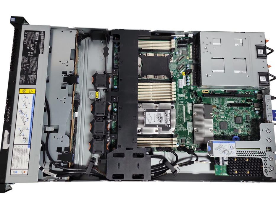 Lenovo SR570 1U Server with 2x PSU, Avago RAID 530-8i, 2x HDD Trays, READ _