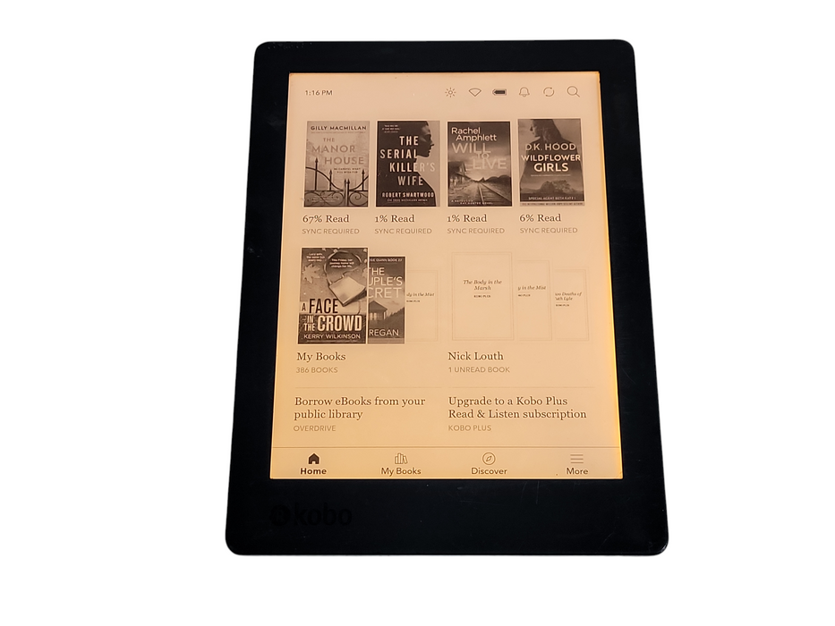 Kobo Aura H2O Edition 2 - 8GB - Black [N867] (