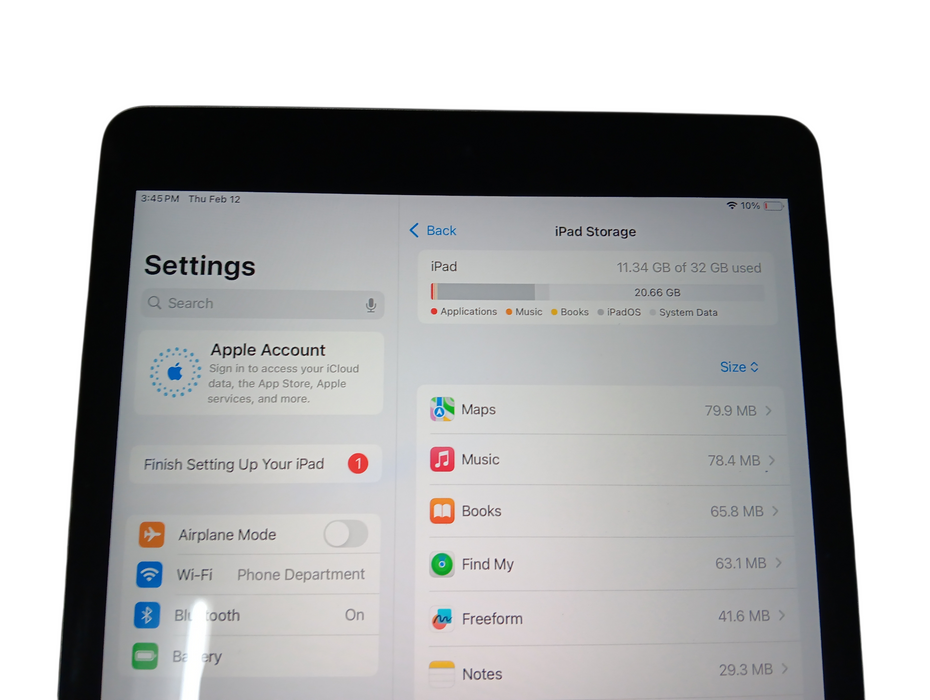 Apple iPad 7th Gen - 32GB - Space Gray [A2197]