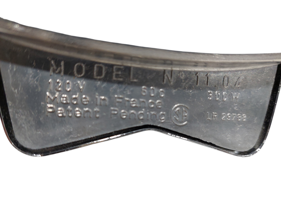 Vintage CharlesCraft 120V 3A 300Watt Iron Model: # 11.04 Made in France  =