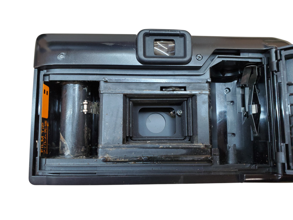 Minolta MAC-TELE Quartz Date 35mm Film Camera w/ Case *READ*