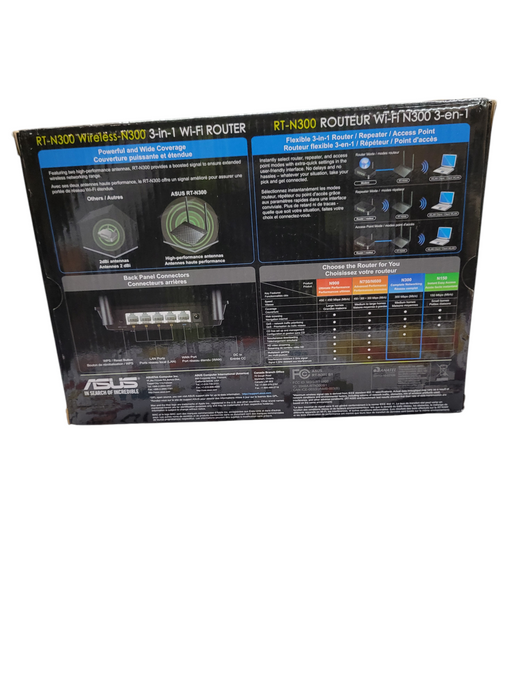 ASUS RT-N12 3-IN-1 ROUTER WIRELESS-N300