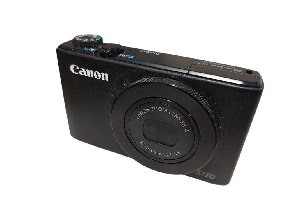 Canon PowerShot S110 黒　32GB SD付き Canon PowerShot S110 Image Stabilizer Zoom Lens 5x IS 5.2-26.0mm 1