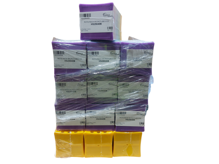 Lot 13x - Heathrow Scientific™ Rota-Rack™ Rotating 4-Way Tube Rack