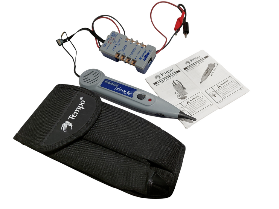 Tempo LAN Toner 2   AT8L & Tempo 200GX Inductive Amplifier Test Set =