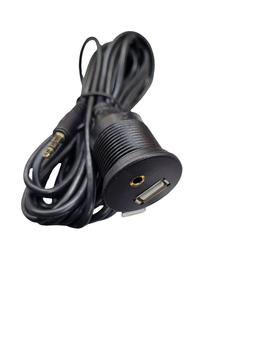 LOT 4x USB AUX Flush Mount Cable - Dashboard Panel Mount