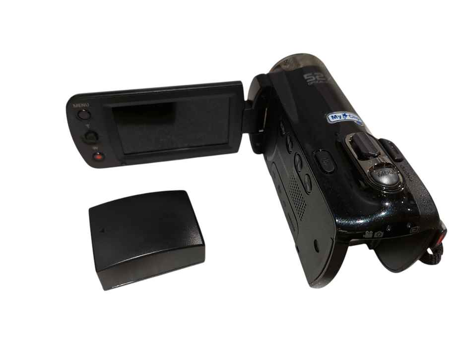 Samsung HD CMOS Sensor 52X Optical Zoom Digital CamcorderModel: HMX-F80 =