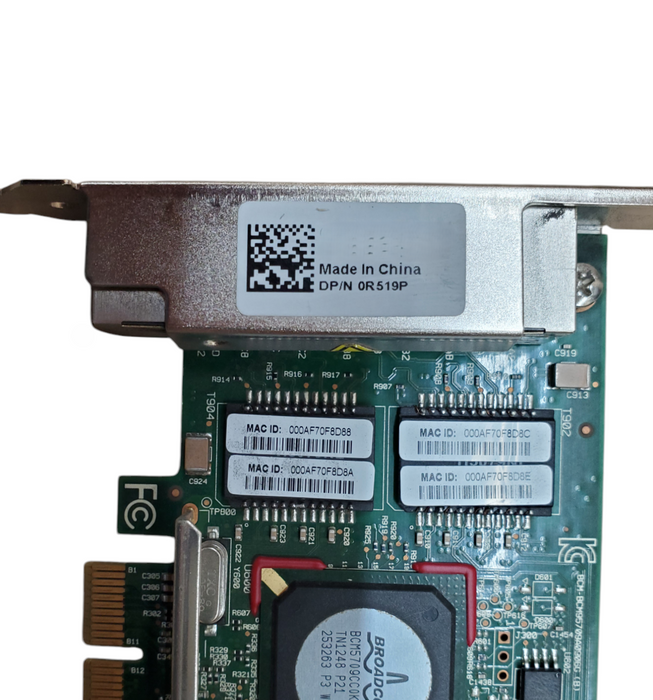 Dell 0R519P Quad Port Gigabit Ethernet Network Adapter