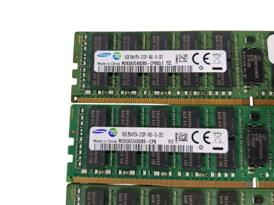 Samsung 64GB Bundle (4x16GB) 2Rx4 PC4-2133P-RA0-10-DC0 DDR4 Server RAM Q