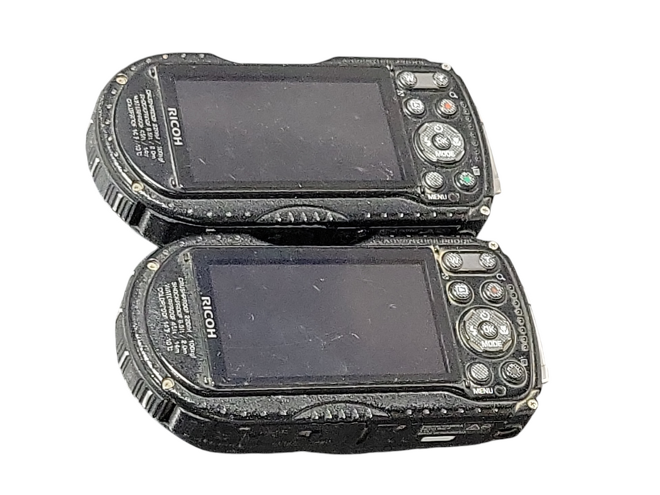 Lot of 2x RICOH WG-4 16.0 MP Rugged Waterproof Action Camera, READ _