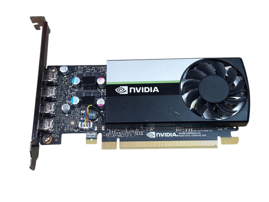 NVIDIA Quadro T1000 8GB GDDR6 Graphics Card | 4x Mini Display Port )