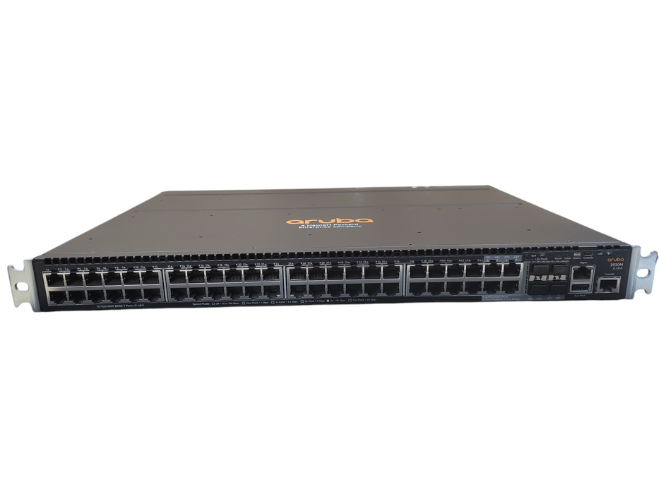 HP Aruba JL321A 2930M 48-Port Gigabit PoE Switch w/ JL083A Module !