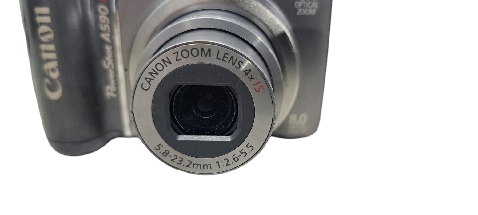 Canon PowerShot A590 IS 8.0MP Digital Camera 4X Optical Zoom