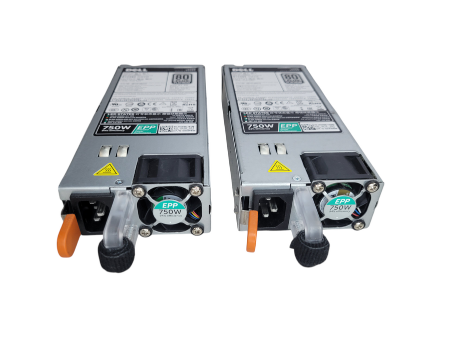 Lot of 2x - Dell 750W Switching PSU (E750E-S1) 00XW8W %