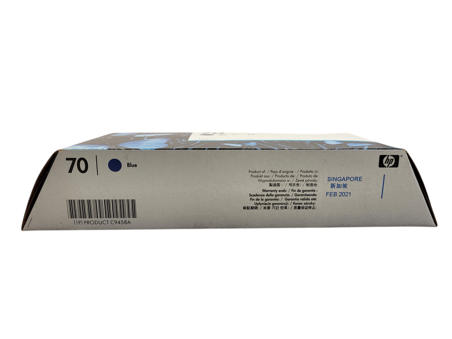 HP70 Blue Ink 130 ml cartridge genuine C9458A Q$