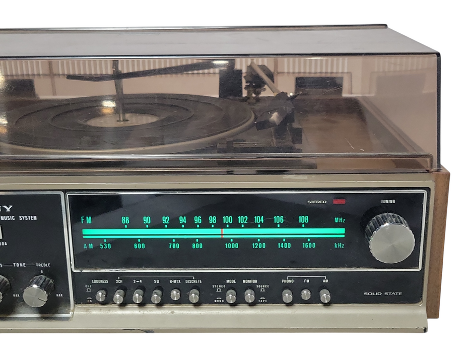 Sony 4CH Stereo music System SQP-400A, No Speaker, READ _