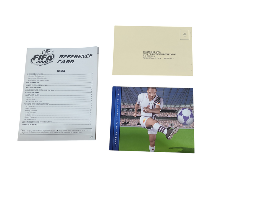 EA SPORTS FIFA 2000 Major League Soccer CD-ROM UNTESTED