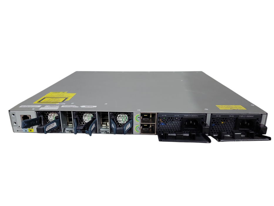 Cisco WS-C3850-12XS-E V02 | 12-Port 10G SFP+ Network Switch | 2x PSU READ !