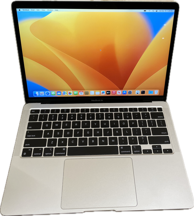 Apple MacBook Air 13" M1 2020 8GB 256SSD FAulty LCD/Charging Port For Parts Q