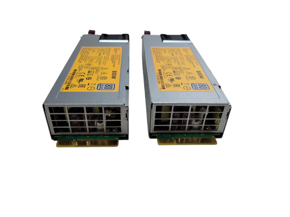 Lot of 2x - HP 800W Power DL360G9 723599-001 HSTNS-PL41 %