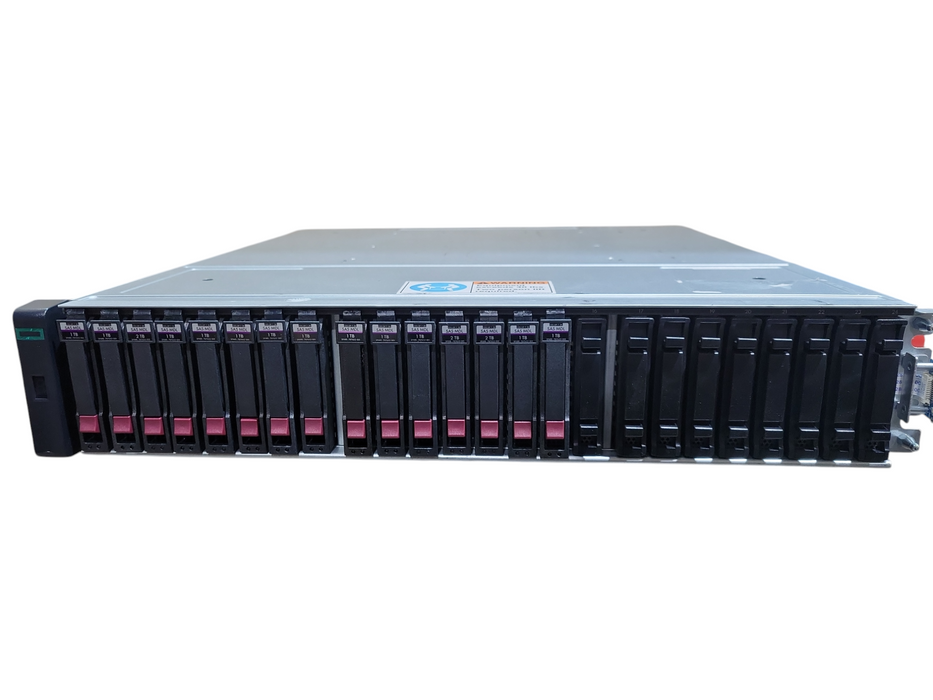 HP SAN Storage MSA 2040 FC 16Gbps 10Gbps Dual Ctrl C8R09A 24x SFF !