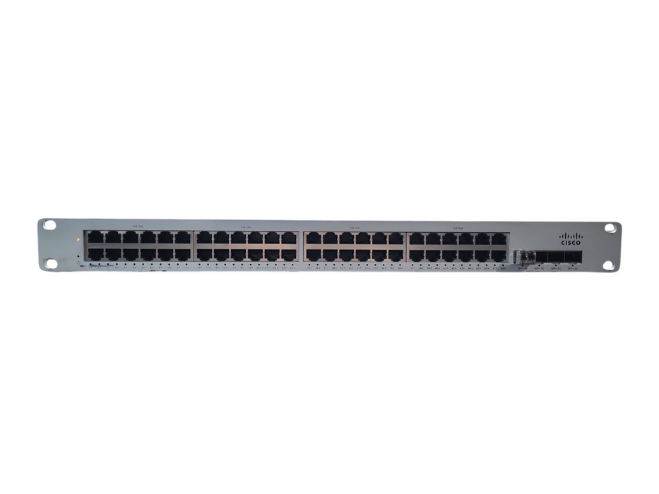 Cisco Meraki MS250-48FP-HW 48-Port PoE Gigabit Switch 2x PSU, Unclaimed
