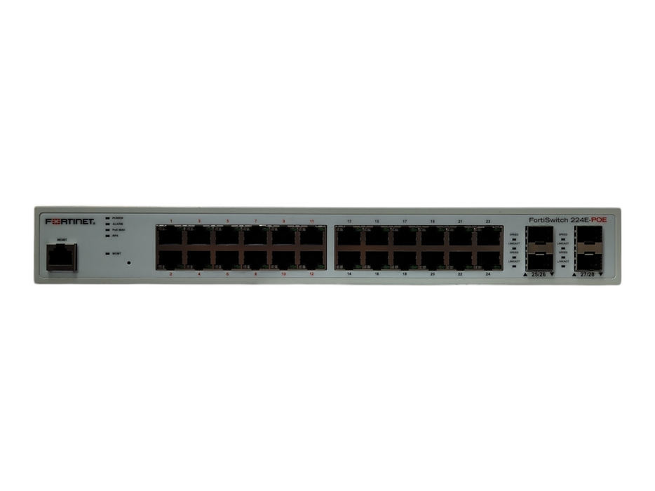 Fortinet FortiSwitch 24 Ports Ethernet Switch, FS-224E-POE