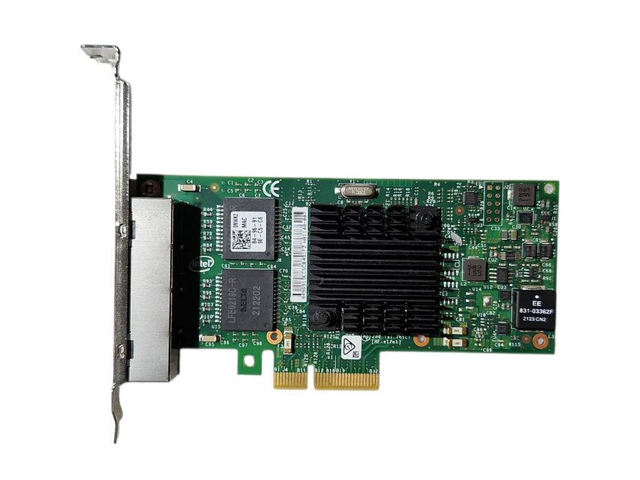 Dell Intel I350-T4 Quad-Port Gigabit PCIe Ethernet Adapter NIC, 0NWK2