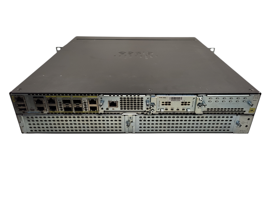 Cisco ISR4451-X/K9 V06 Integrated Services Router w/ NIM-SSD Network Module No SSD $