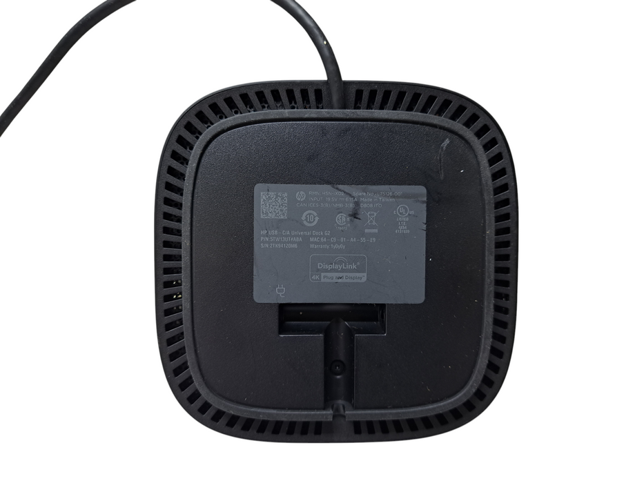 HP USB-C/A Universal Dock G2 - 5TW13UT#ABA | Fully Tested Q)