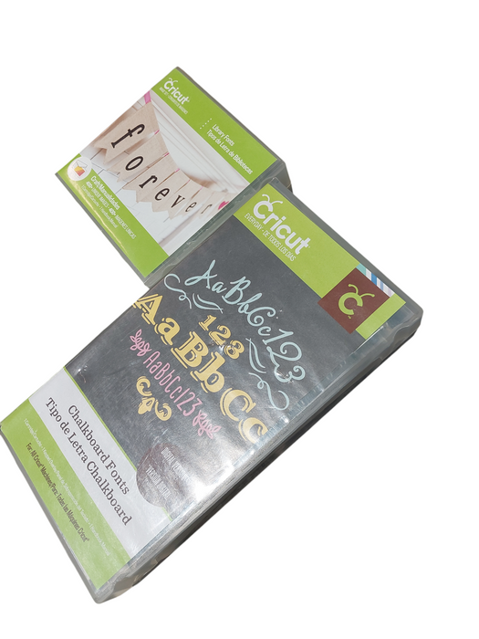 Cricut Image Set Library Fonts & Everyday Chalkboard Fonts Digital Versions =