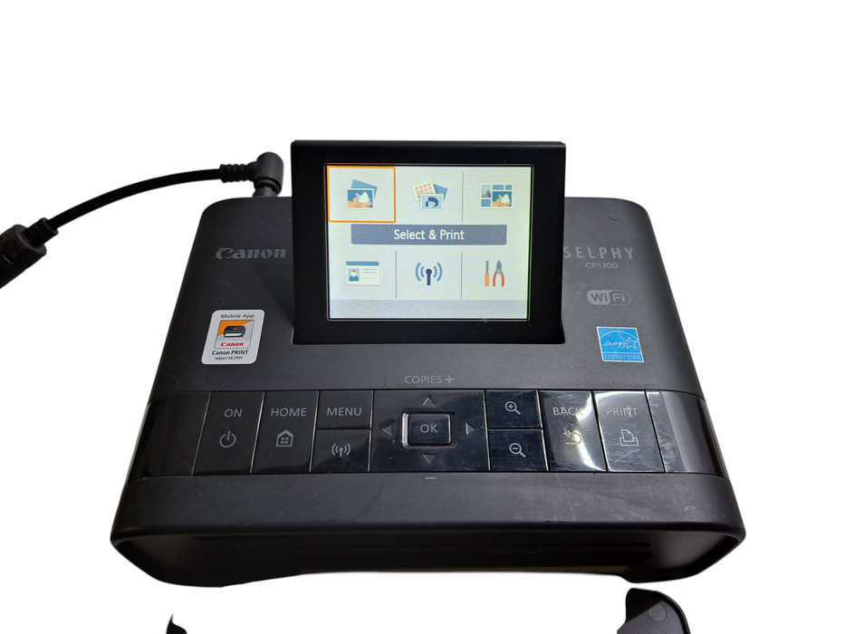 Canon SELPHY CP1300 Compact Photo Printer Black )
