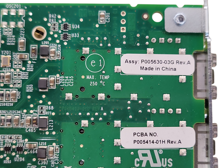 EMULEX P005630-03G Dual SFP Port 10GB PCI-E FC Network Adapter Card _