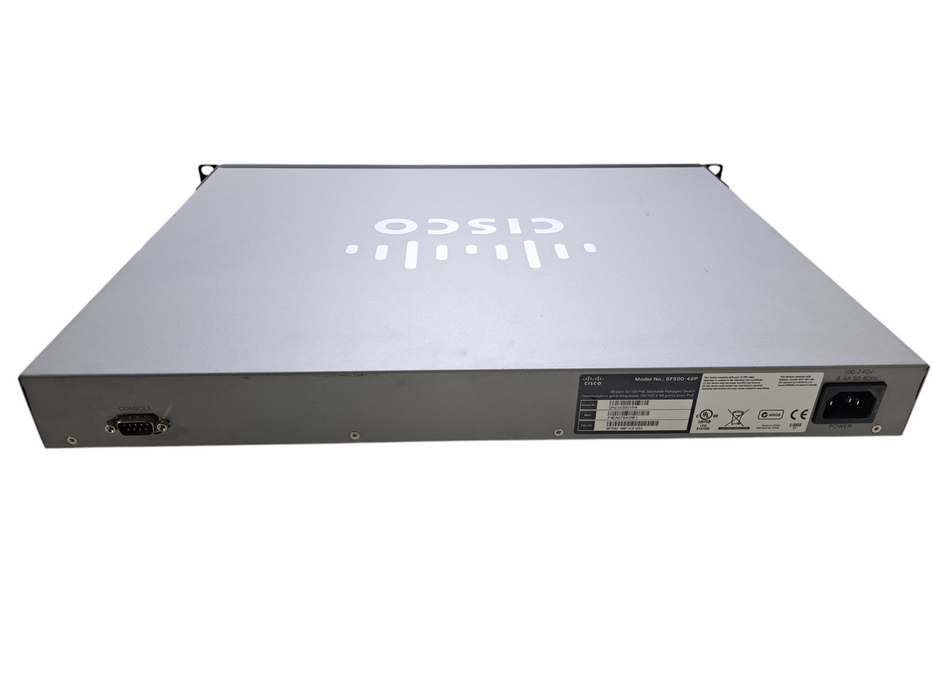 Cisco SF500-48P-K9 V01 | 48-Port 10/100 PoE Stackable Managed Switch