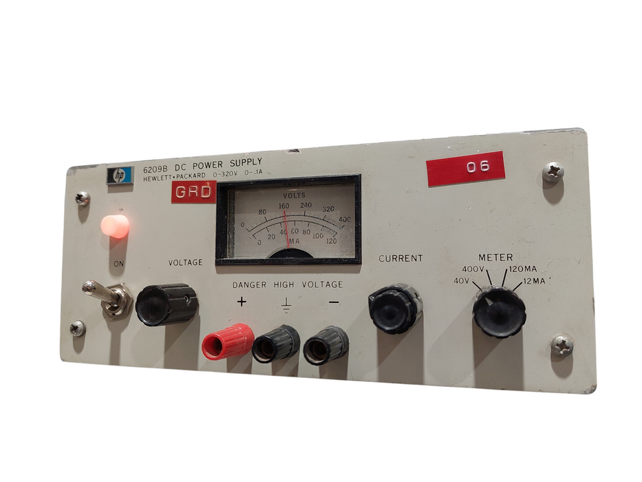 Vintage HP 6209B DC Power Supply 0-320V 0-.1A  =