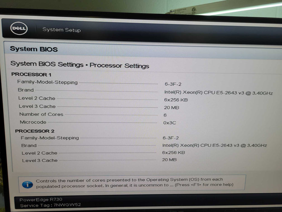 Dell PowerEdge R730 - 2x Xeon E5-2643 v3 32GB DDR4 H330 Mini 2x1100W PSU %