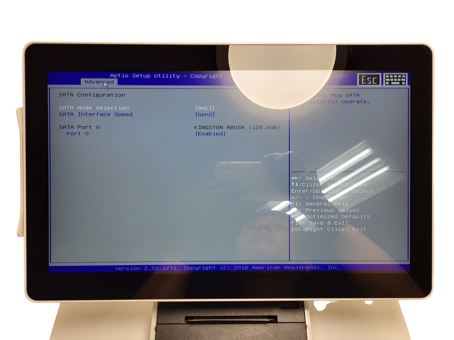 ELO Touch POS paypoint windows E833933, Core I5-8500T, 8GB DDR4, 128GB SSD No key$