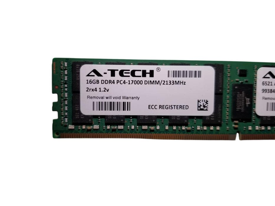 A-TECH 16GB 2Rx4 PC4-17000 DDR4 DIMM 2133MHz Server Memory RAM Q