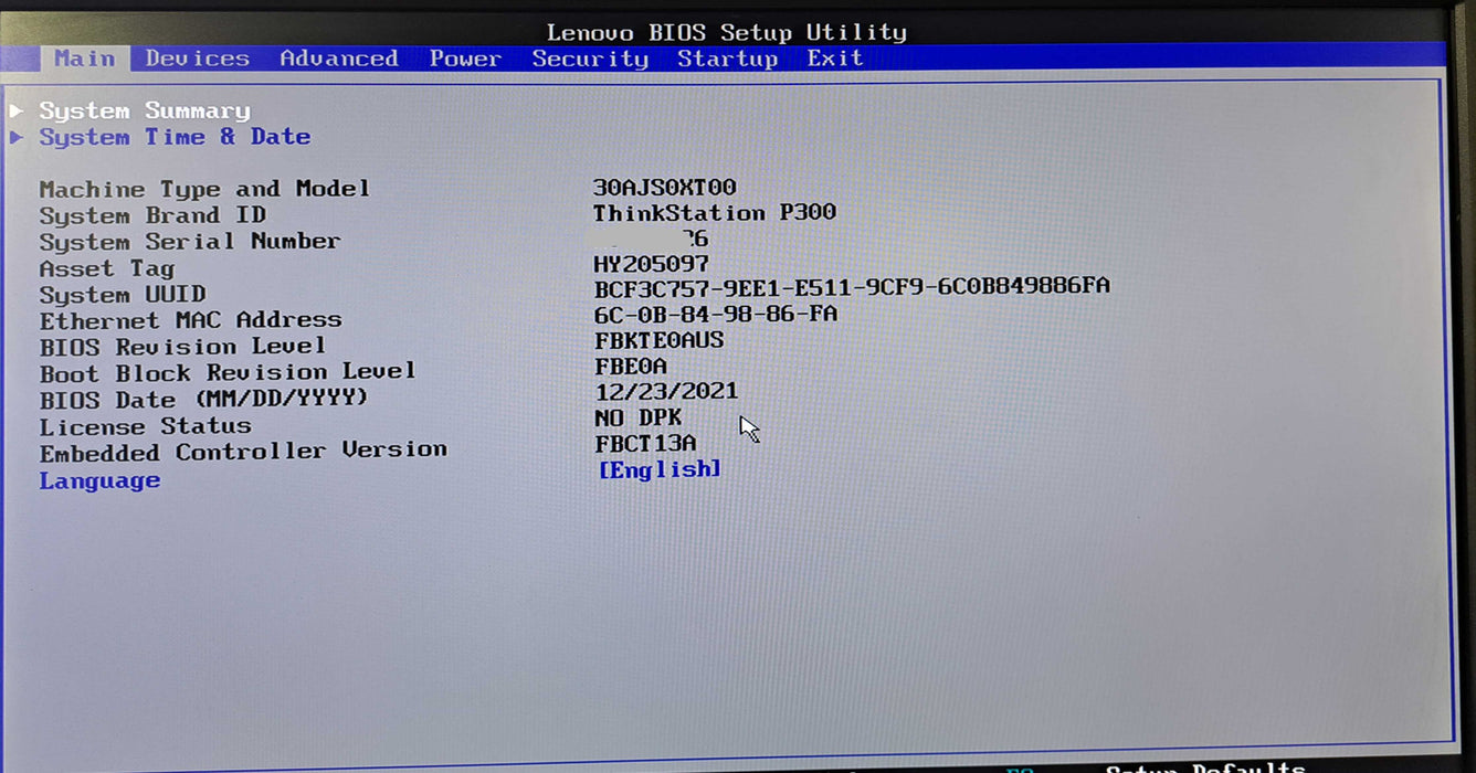 Lenovo ThinkStation P300 | Xeon E3-1246 v3 @3.50GHz, 24GB RAM, No HDD