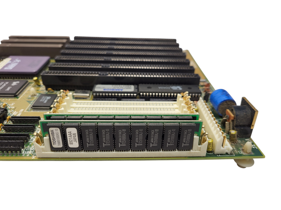 PCChips Hsin Tech M601 V1.3E Retro PC Motherboard w/ Intel i486 SX, 2x Toshiba THM91000S-10 8810AAA 1MB $