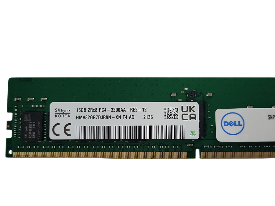 SkHynix 16GB 2Rx8 PC4-3200AA-RE2 ECC server RAM Q_