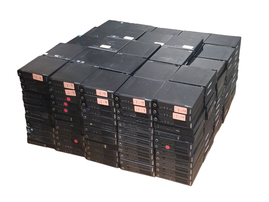Lot of 291x 2nd - 4th Gen i-series USFF Desktops (USFF24-40)