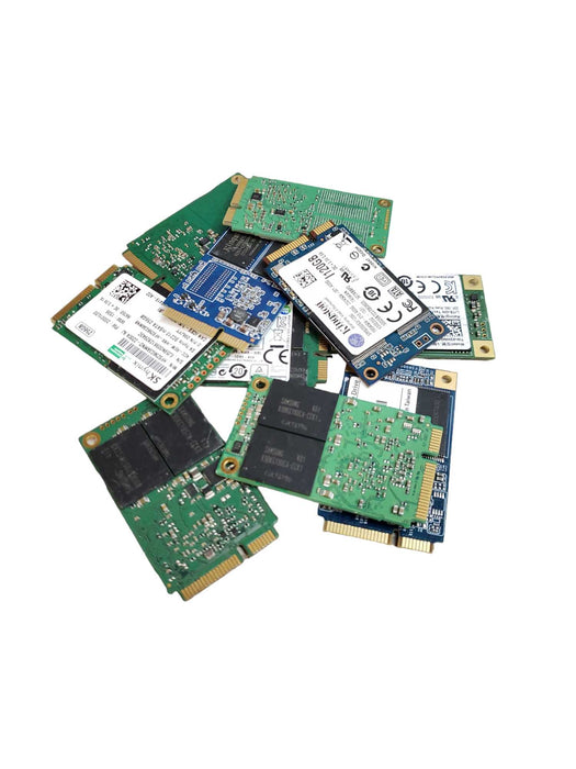 Lot 40x 240GB - 256GB mSATA SSD - Assorted Brands +