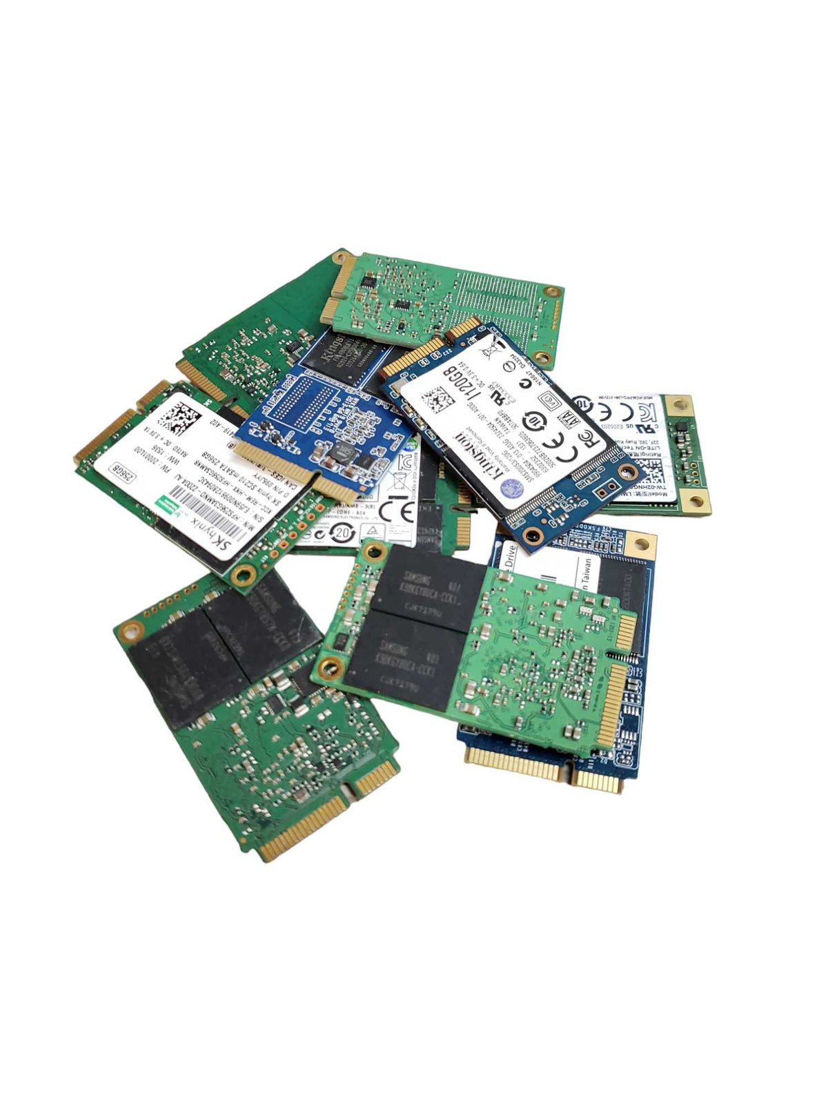 Lot 84x 240GB-256GB mSATA Internal Storage SSD Assorted Brand — retail.era